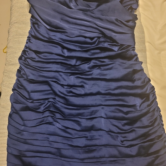 Express Strapless Dress Navy Size 8. EUC - Picture 2 of 8
